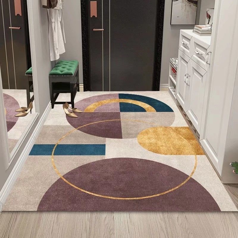Door-to-door Light Luxury Door Mat Living Room Large Carpet Coffee Table Mat Kitchen Bathroom Anti-slip Carpet Bedside Mat