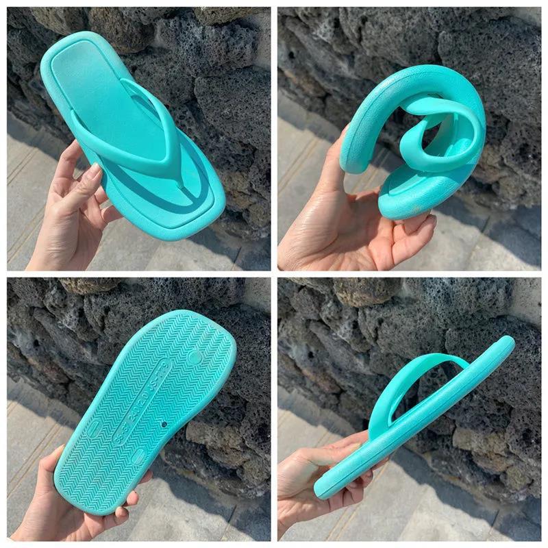 Flat Sandals and Slippers Women Summer Wear Korean Fashion Flip Flops Simple Flip-flop Beach Shoes
