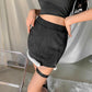 European and American Retro High Waist Thin Package Hip Skirt Female Autumn and Winter Models Plush Black Short Skirt Sexy Leg Ring Skirt