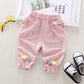 Children's Pants Summer Thin Girls' Loose Sports Pants Anti Mosquito Trousers Korean Style Casual Pants Leggings Plush Rabbit Pants