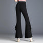 WTEMPO Summer Women Casual Ladies Flare Long Pants  Bell Bottoms Large Size M-XXXL Trousers