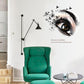 Stickers Wall Stickers European and American Style Eye Wall Stickers Living Room TV Sofa Background Decoration Home Decoration