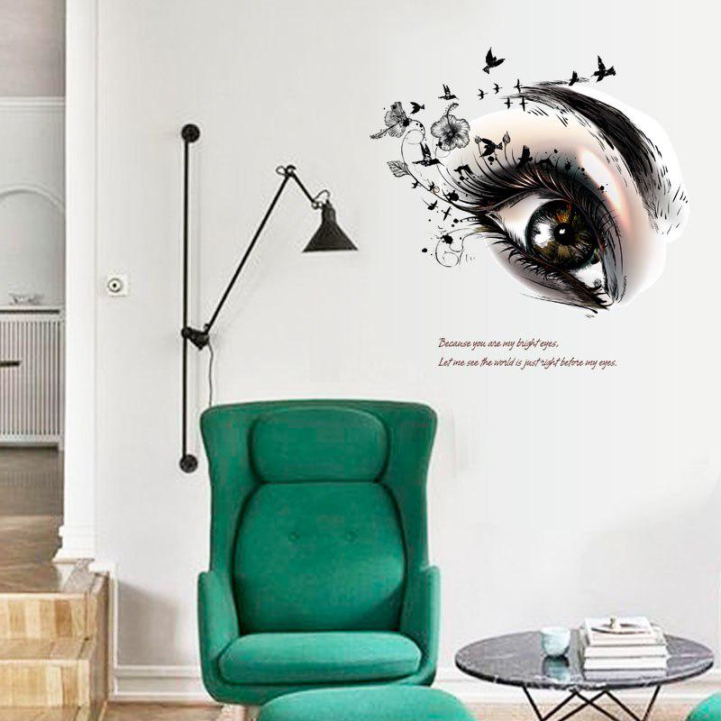 Stickers Wall Stickers European and American Style Eye Wall Stickers Living Room TV Sofa Background Decoration Home Decoration