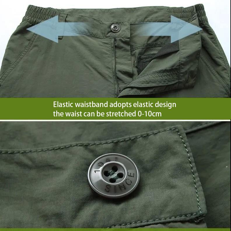 Autumn Thickened Mountaineering Stretch Quick-drying Pants Waterproof Large Size Outdoor Sports Pants Multi-pocket Casual Overalls