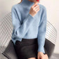 Turtleneck Sweater Women Loose Lazy Style Autumn and Winter Pullover Long-sleeved Thickened Student Bottoming Sweater