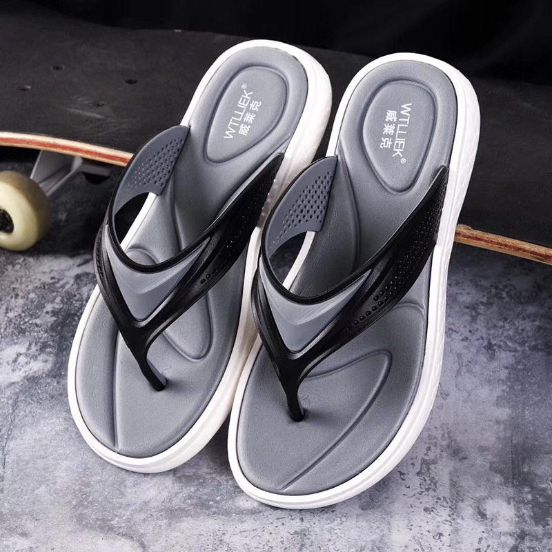 Summer Men's Flip Flops Fashion Trend Personality Wild Wear-resistant Men's Non-slip Sandals and Slippers Beach Shoes Men