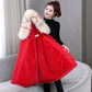 Pai Overcome  Velvet Thick Plus Size Short Loose Winter Women's Quilted Jacket Large Fur Collar Coat