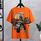 Moto & Biker T-shirt Oversized American Trend Retro Shirt O-neck Half Sleeve Casual Pullover Graphic Punk Clothes Summer