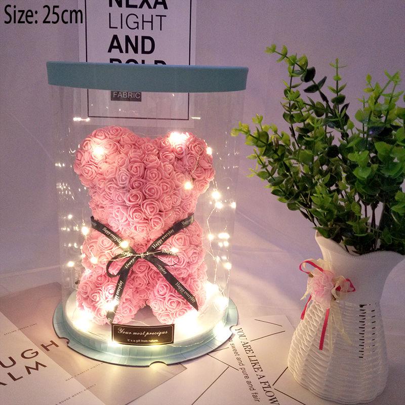 Valentine's present Birthday present Simulation flower Creative LED Light Christmas gift Rose flower