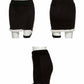 European and American Retro High Waist Thin Package Hip Skirt Female Autumn and Winter Models Plush Black Short Skirt Sexy Leg Ring Skirt