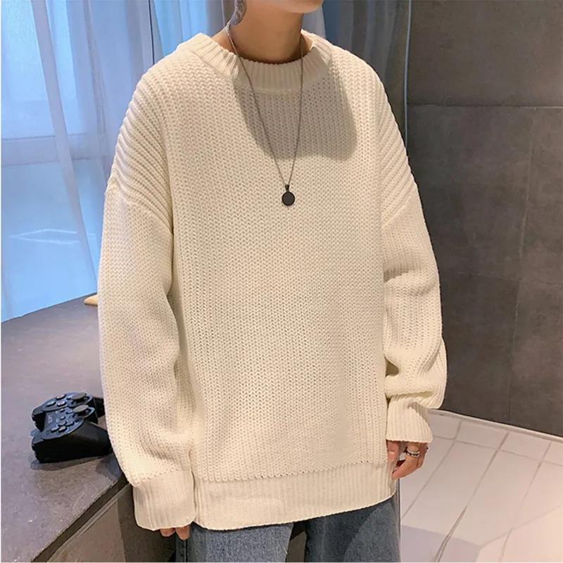 Winter Warm and Comfortable Loose Sweater Men's Versatile Thickened Bottoming Sweater