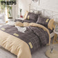 Summer Bedding Set Striped Bed Linens Flat Sheet Bedclothes Home Textile Duvet Cover