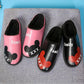 Winter Ladies Leather Warm Slippers Plus Velvet Thickening Plus Cotton Non-slip Wear-resistant Waterproof Cotton Slippers