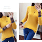 Half Turtleneck Sweater Autumn and Winter Fashion Sexy Slim Slimming Bottoming Shirt
