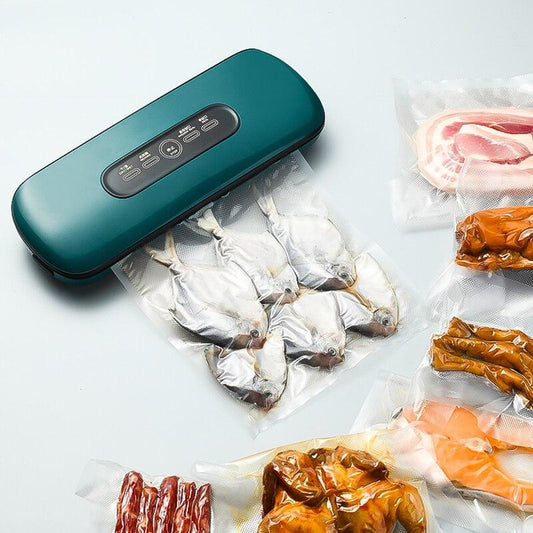 Automatic Vacuum Food Sealers Electric Kitchen Vacuum Sealer Machine for Food Storage Including Home Kitchen Food Bag Cutter