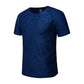Men Sports T-shirt Outdoor Shirt Summer Breathable Casual Quick Dry Top Half Sleeve Elastic Off-road Tees Running Clothing