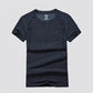 Men Sports T-shirt Outdoor Shirt Summer Breathable Casual Quick Dry Top Half Sleeve Elastic Off-road Tees Running Clothing