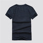 Men Sports T-shirt Outdoor Shirt Summer Breathable Casual Quick Dry Top Half Sleeve Elastic Off-road Tees Running Clothing