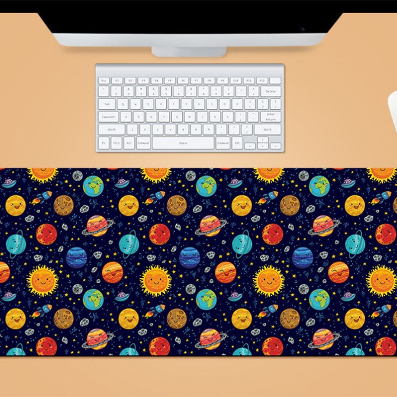 Oversized Game Mouse Pad Planet Starry Sky Anime Cartoon Cute Creative Table Pad Keyboard Pad Personalized Customization