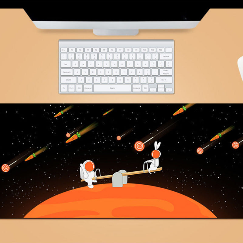 Oversized Game Mouse Pad Planet Starry Sky Anime Cartoon Cute Creative Table Pad Keyboard Pad Personalized Customization