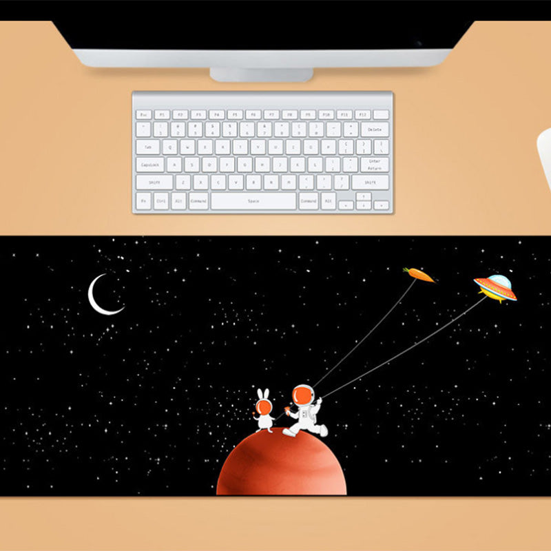 Oversized Game Mouse Pad Planet Starry Sky Anime Cartoon Cute Creative Table Pad Keyboard Pad Personalized Customization