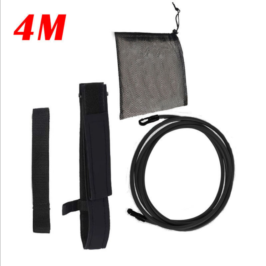 3/4M Adjustable Swim Training Resistance Elastic Belt Tether Elastic Rope Band