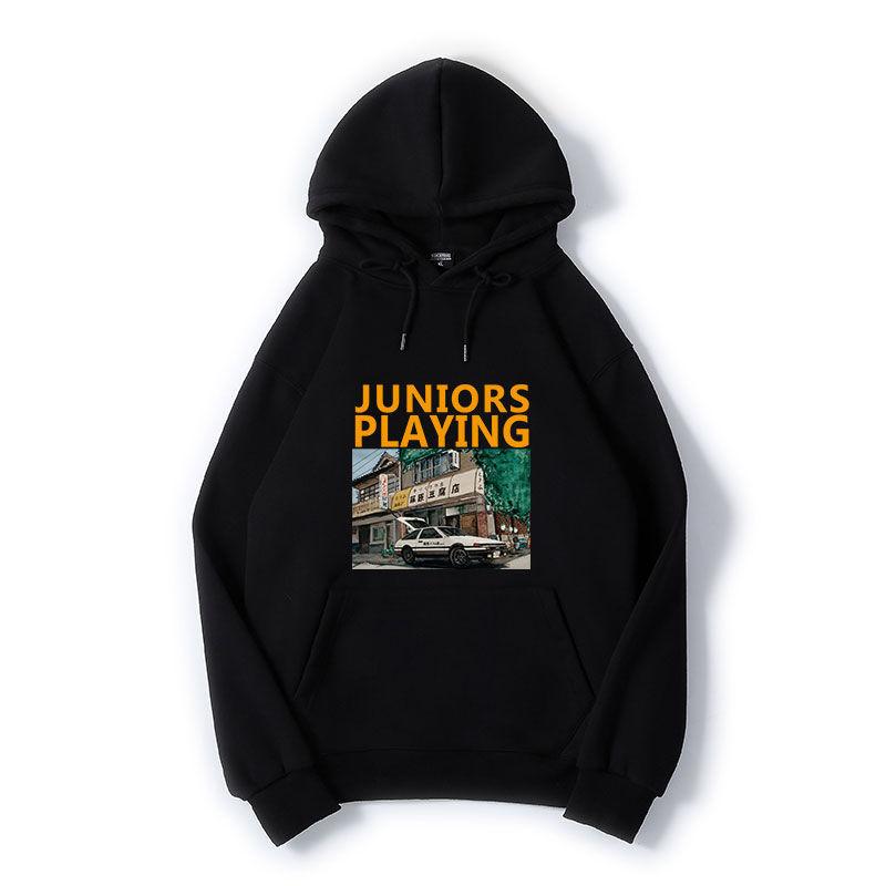 Winter Warm and Comfortable Printed Hooded Men's and Women's Jackets Men's Loose Couples Hedging and Fleece Tops