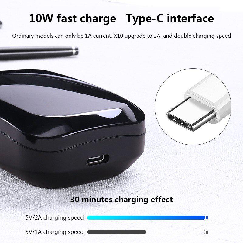 TWS Sport Wireless Bluetooth Earphone Stereo Handsfree Headset IPX7 Waterproof 3500mAh Charging Box