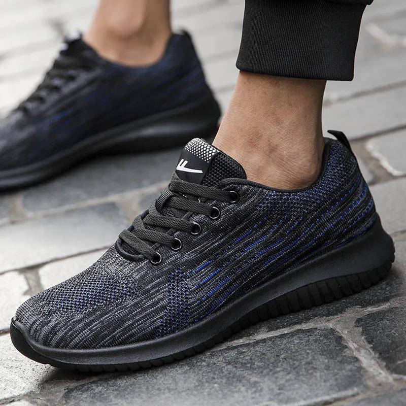 Spring and Autumn Breathable Running Shoes Men's Casual Shoes New Wear-resistant Mesh Sports Shoes