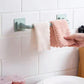 25/36cm Bathroom Towel Rack Bathroom Towel Rod Kitchen Towel Rack Paste Simple Hanging Slippers Rack PP Towel Holder 3 Color