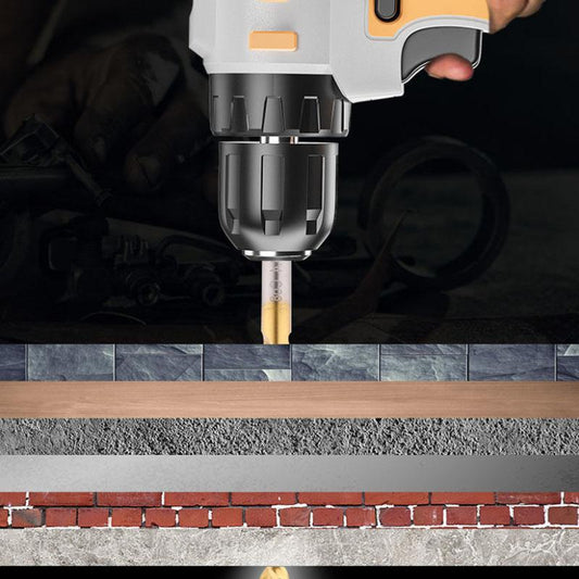 16.8V Luxury Cordless Electric Screwdriver Set Portable Electric Drill Rechargeable Impact Drill with Tool Box