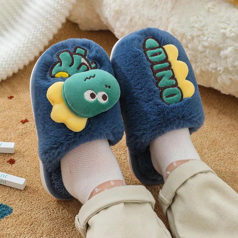 Children's Design Sense Cotton Shoes, Indoor and Outdoor Non-slip Casual Slippers Lightweight Flat Shoes Soft Shoes