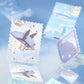 45PCS Stamping Sticker Pack Zhiyi Letter Salt Series Art Handbook Decoration Collage Material Stamp Sticker Small Fresh