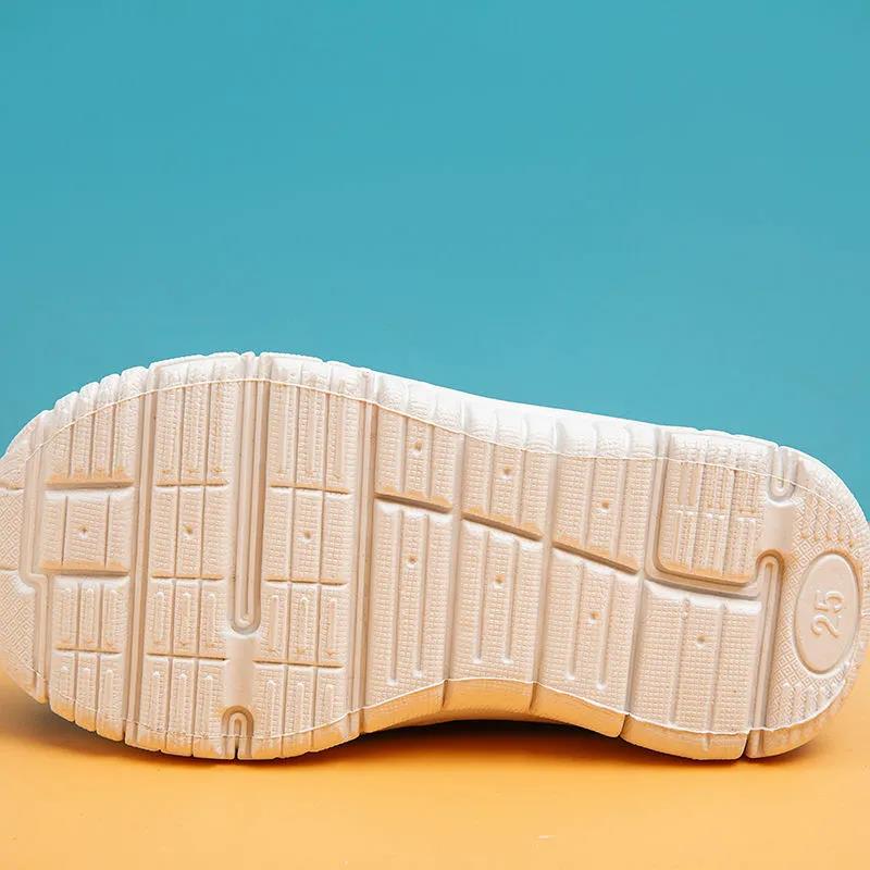 Little Duck Children's Shoes Solid Soft Soled Sports Shoes Breathable Elementary School Socks Shoes Baby Tojavascript: void(0)ddler Shoes