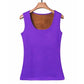 Plus Size M-5XL Velvet Women Vest Sexy Winter Clothing Thermal Underwear Warm Body Tops Sleeveless Solid Slim O Neck Undershirt