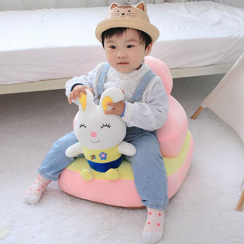 4 Months-4 Years Old Children Seat High Elastic Sponge Thicker and Softer Plush Baby Sofa Bedroom Living Room Baby Room