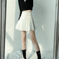Summer Woman Skirt Preppy Style Pleated Skirt Chic Student High Waist A-line Skirt Woman