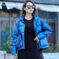 Small Lady Down Jacket Loose Fashion Trendy Brand Shiny Net Red Short Colorful Winter Jacket