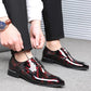 Men's Formal Leather Shoes Business Casual Shoes Pointed Toe Oversize Men's Shoes