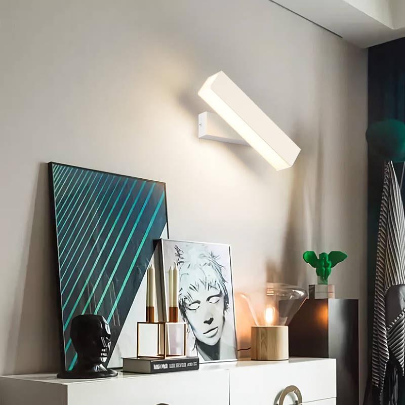 LED Wall Lamp 360 degree rotation adjustable bedside light Living room Wall Lamps Corridor decor