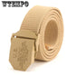 Striped Adult Men Knitted Men Casual Belts Canvas Belt Plus Size Strap Male Tactics Belt