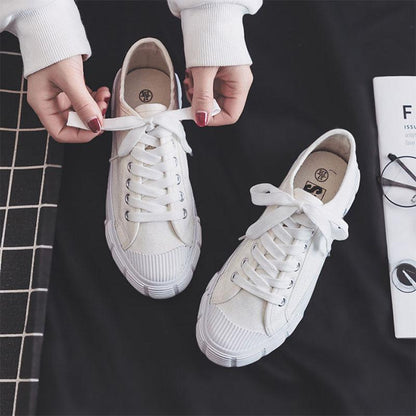 All-match Small White Shoes Women's Canvas Shoes Student Harajuku Cloth Shoes