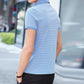Summer Men's Striped Fashion Casual POLO Shirt Men's Young and Middle-aged Short Sleeve T-shirt
