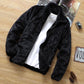 Fall/Winter Mens Stand-up Collar Sweater Polar Fleece Men's Double-sided Fleece Sweater Thicken Warm Sweatshirt