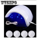 Nail Tool Light Therapy Machine 36w Dual Light Source LED Lamp Quick-drying Nail Machine Baking Lamp