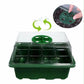 12 Holes Plastic Nursery Pots Planting Seed Tray Kit Plant Germination Box