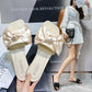 Ladies Summer Bow Sandals and Slippers Fashionable All-match Flip Flops Beach Sandals