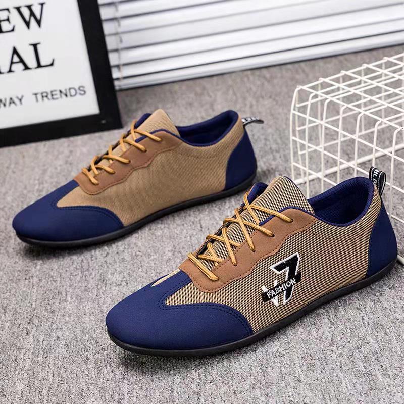 Spring Korean Peas Shoes Breathable and Comfortable Canvas Men's Casual Shoes