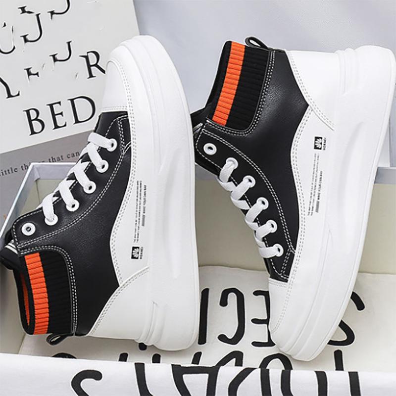 Fashion Non-slip High-top Shoes Outdoor All-match Spring and Summer Shoes Ladies Trendy Casual Work Shoes