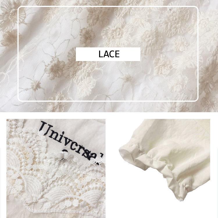 S-XXXL Lace Women's Summer Dress Short Sleeve Round Neck Daily Wear Office Dating Party